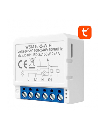 Avatto Inteligentny Przełącznik Dopuszkowy Wi-Fi WSM16-W2 Tuya