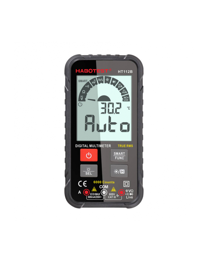 Habotest Cyfrowy Multimetr Uniwersalny True Rms Ht112B główny