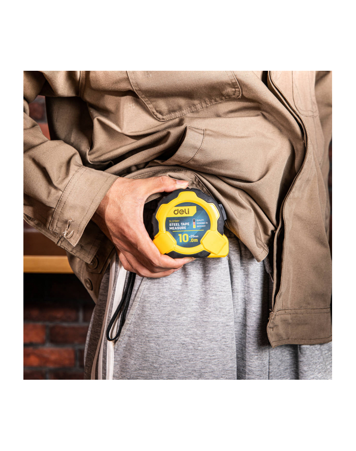 Deli Tools Miara Zwijana Edl3799Y 10M/25mm Żółta główny
