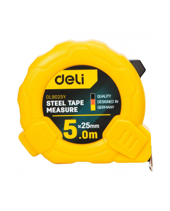 Deli Tools Miara Zwijana Edl9025Y 5M/25mm Żółta