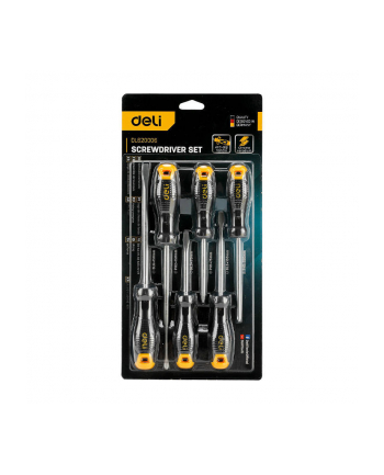 Deli Tools Zestaw Wkrętaków Z Magnesem Edl620006