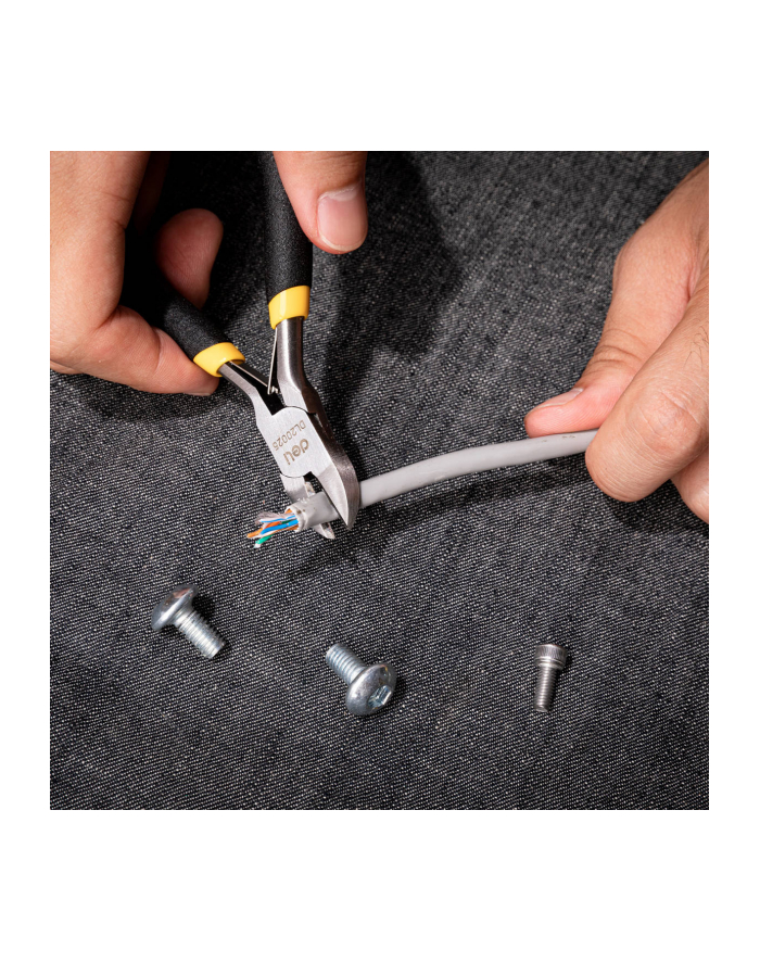 Deli Tools Szczypce Tnące Boczne Edl20025 5'' Żółte główny