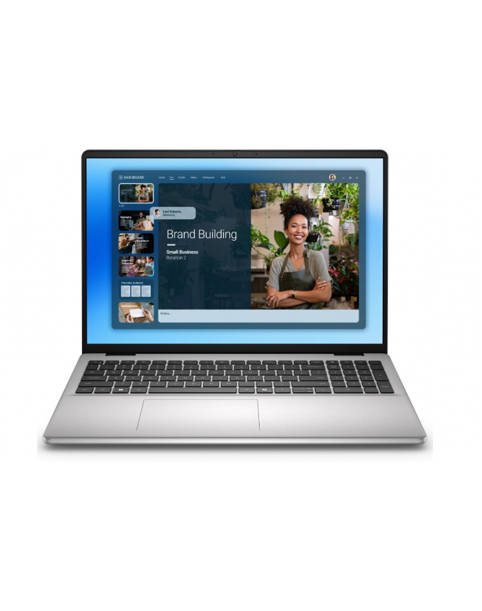 Laptop Dell 16 DC16251 W11P C7-150U|16GB|512GB|Intel Graphics|FgrPr|WLAN + BT|16.0 2.5K|BcklKb|4C|65W|3YPS Platinum Silver główny