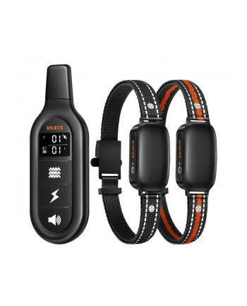 Zestaw obroży antyszczekowych z pilotem Rojeco PD521 1000m (czarny)