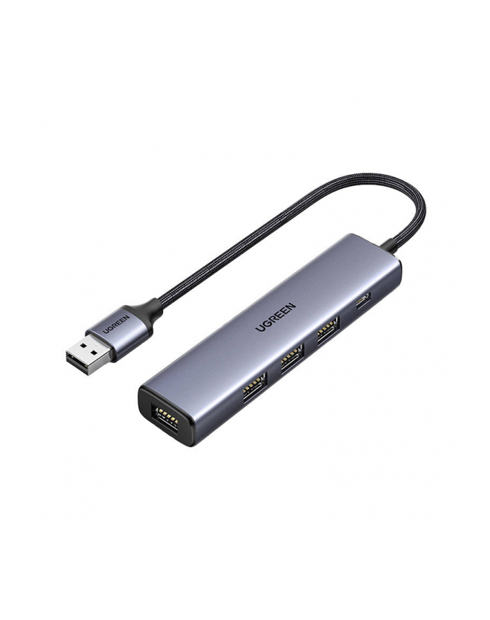 HUB USB Ugreen USB-C + 4x USB-A 3.0 (CM473) (20805) główny