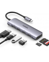 Ugreen Hub Usb Adapter Cm511 Usb-C Do Hdmi, 3X Usb-A 3.0, Sd/Tf (20956A) - nr 8