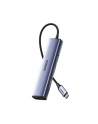 Ugreen Adapter CM475 Hub USB-C do 3x USB 3.0, RJ45, USB-C PD (szary) (36725) - nr 1