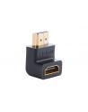 Ugreen adapter łącznik kątowy HDMI dolny czarny (20109) - nr 1