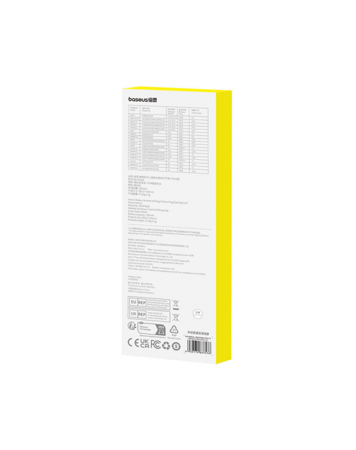 Baseus Aktywny Rysik Długopis Do Ekranów Z Ładowaniem Przewodowym Lightning główny