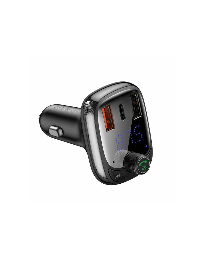 Baseus Transmiter Bluetooth Ładowarka Do Samochodu S 13 Overseas Edition Czarny główny