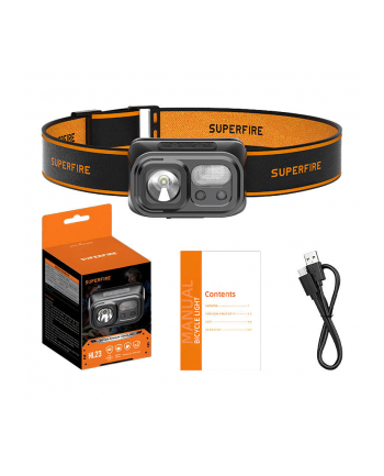 Superfire Latarka Czołowa Hl23 220Lm Usb C Hl23