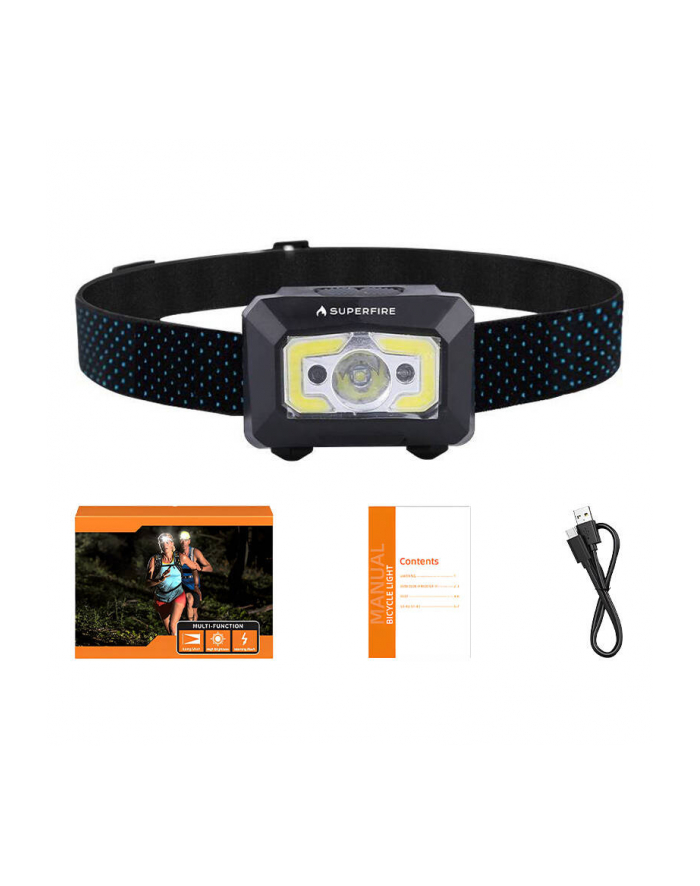 Supfire X30 Z Włącznikiem Bezdotykowym główny