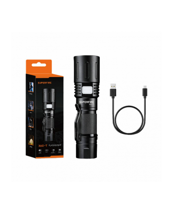 Supfire Latarka X60-T, Usb, 1500Lm, 3700Mah