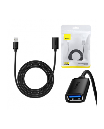Baseus Przedłuzacz Usb 3.0 Męski Do Żeński Airjoy Series 2M (Czarny) nr 2