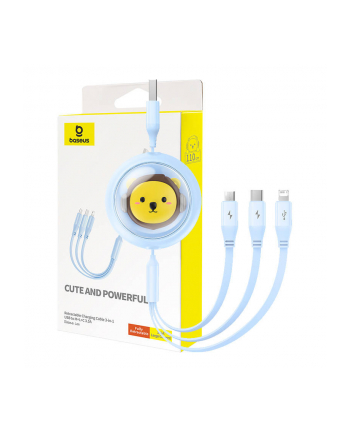 Baseus Przewód Ładowania 3W1 Usb Do C M Lightning 3 5A 1 nr 1