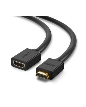 Ugreen Kabel HDMI męski do HDMI żeński HD107 FullHD 3D 1m czarny (10141)