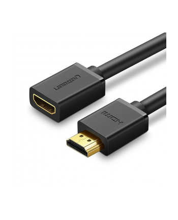 Ugreen Kabel HDMI męski do HDMI żeński HD107 FullHD 3D 1m czarny (10141)