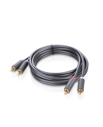 Ugreen Przewód 2RCA Cinch do 2RCA Cinch 3m czarny (10519) nr 1