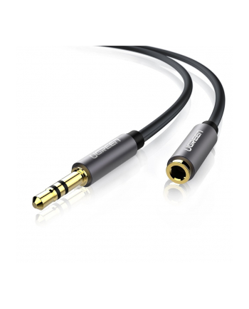 Ugreen przewód kabel przedłużacz AUX 3,5 mm mini jack 1m srebrny (10592)