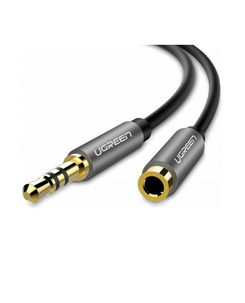 Ugreen przewód kabel przedłużacz AUX 3,5 mm mini jack 1m srebrny (10592)