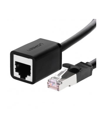 UGREEN KABEL SIECIOWY  PRZEDŁUŻACZ ETHERNET RJ45, CAT. 6, FTP, Z METALOWĄ WTYCZNĄ 1M, (CZARNY)  (UGR260BLK)