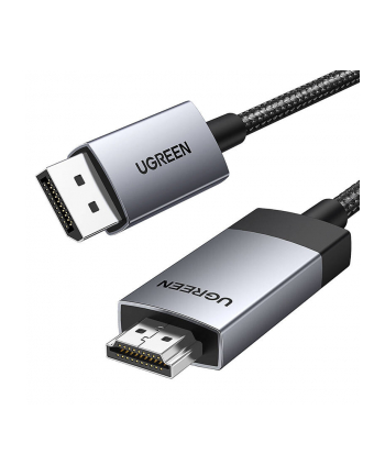 Kabel Displayport męski do HDMI męski Ugreen DP119 4K@60Hz 2m jednokierunkowy (15774) nr 2