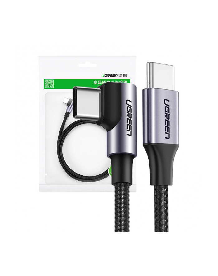 Ugreen Kabel Usb C Do Kątowy Qc 3 0 Pd 3A 60W 1M główny