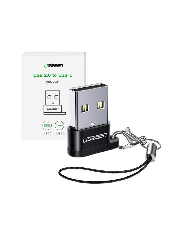Ugreen Adapter Usb Usb-C Do Usb-A 2.0 (Czarny) główny