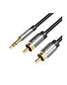 Vention Kabel Audio 3.5Mm Męski -> 2Rca 3M Czarny (BCFBI) - nr 5