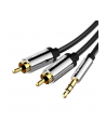 Vention Kabel Audio 3.5Mm Męski -> 2Rca 3M Czarny (BCFBI) - nr 6
