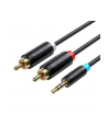 Vention Adapter 3,5Mm Męski Na 2X Rca 8M Bclbk Czarny - nr 1