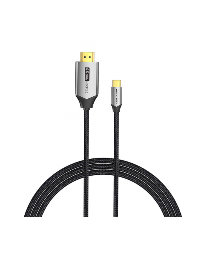 Vention Przewód Usb C Do Hdmi 4K 60Hz Hdcp 2 3D Mocny Oplot 1M główny