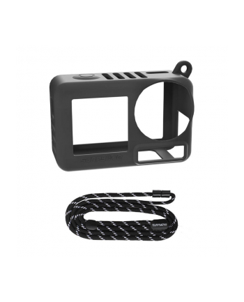 Sunnylife Silikonowe Etui Z Paskiem Oa5-bht885-d Do Action 5 Pro Czarne