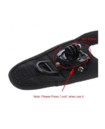 PULUZ Mocowanie Uchwyt Pasek na Dłoń Rękę / 360 stopni / do kamer GoPro 7 6 5 4 3 2 / SJCAM / Xiaomi nr 1