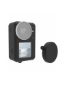 Etui silikonowe Puluz z osłoną na obiektyw do DJI Osmo Action 3, 4 czarne - nr 1