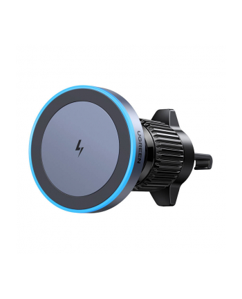 Magnetyczny uchwyt samochodowy z ładowarką indukcyjną Ugreen W525, na kratkę wentylacyjną, 15W (czarny) nr 2