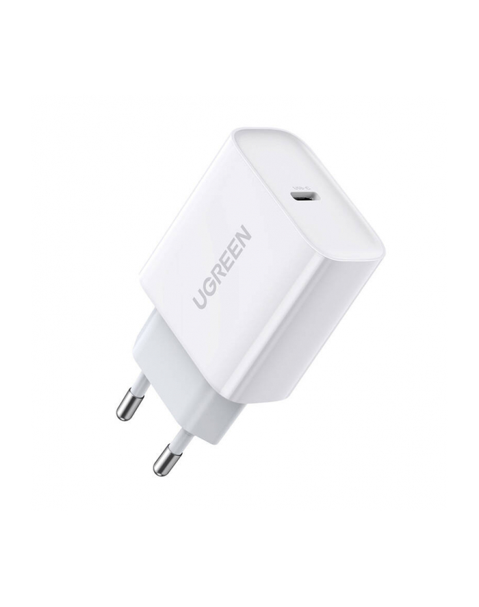 Ugreen Ładowarka Sieciowa 60450 Usb C Power Delivery 3 0 Quick Charge 4 20W 3A Biały główny