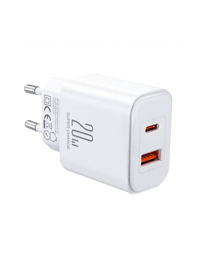Joyroom Jr-Tcf05 Biały / Adapter Do Ładowania 20W 1X Usb-A Us główny