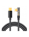 Joyroom Kabel USB kabel Lightning kątowy - USB C do szybkiego ładowania i transferu danych 20W 1,2 m czarny (S-CL020A6) - nr 1