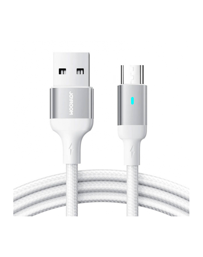 Joyroom Kabel USB kabel USB - micro USB 2.4A do szybkiego ładowania i transferu danych 2 m biały (S-UM018A10) główny