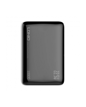 Ldnio Pq25 10000Mah 22 5W Szybkie Ładowanie Usb C Czarny