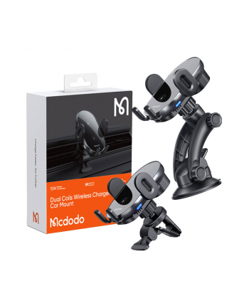 Mcdodo Uchwyt Samochodowy Z Ładowarką Indukcyjną Czarny