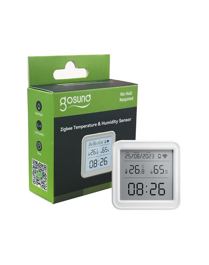 Gosund Inteligentny Czujnik Temperatury I Wilgotności Zigbee St17 główny
