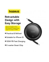 Baseus Kabel Usb-C Do Free2Draw, Pd, 100W, 1M (Czarny) - nr 8