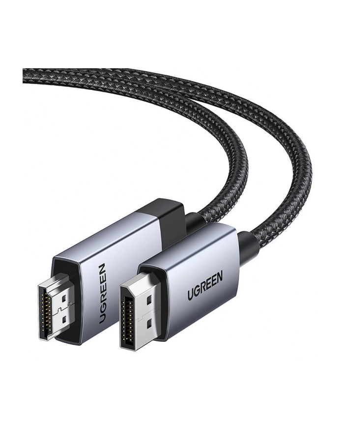 Kabel Displayport męski do HDMI męski Ugreen DP119 4K@60Hz 1m jednokierunkowy (15773) główny