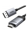 Kabel Displayport męski do HDMI męski Ugreen DP119 4K@60Hz 2m jednokierunkowy (15774) - nr 1
