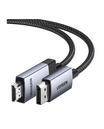 Kabel Displayport męski do HDMI męski Ugreen DP119 4K@60Hz 2m jednokierunkowy (15774) nr 1