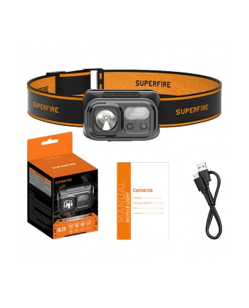 Superfire Latarka Czołowa Hl23 220Lm Usb C Hl23