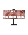 aoc international AOC CU34E4CW 34inch 3440x1440 120HZ VA CURVED H/A 180 MM USB-C DOCKING Daisy chain TUV EyeComfort Hardware USB HUB DP HDMI - nr 1