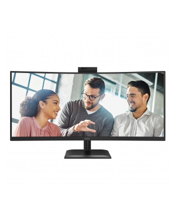 aoc international AOC CU34E4CW 34inch 3440x1440 120HZ VA CURVED H/A 180 MM USB-C DOCKING Daisy chain TUV EyeComfort Hardware USB HUB DP HDMI